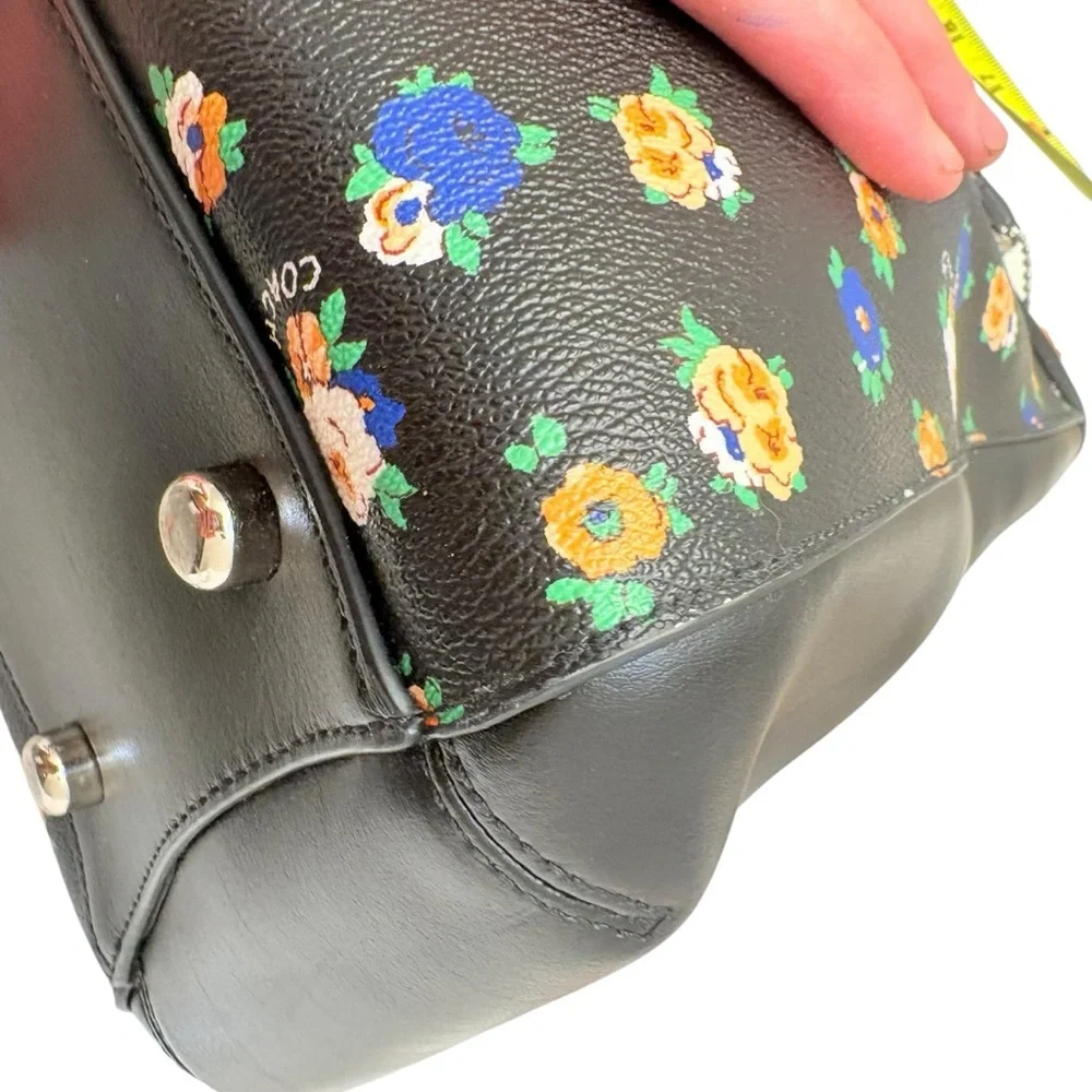COACH F 57629 FLORAL MULTI CILOR TOTE HANDBAG SHOULDER bag